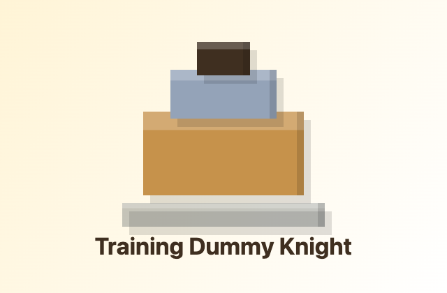 Training Dummy Knight Three.js preview
