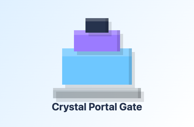 Crystal Portal Gate Three.js preview