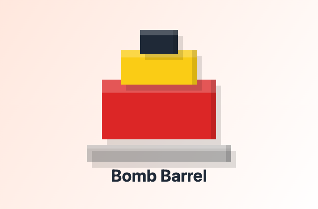 Bomb Barrel Three.js preview
